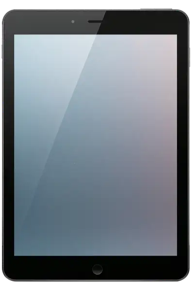 affordable android tablet mockup clean metallic design png background